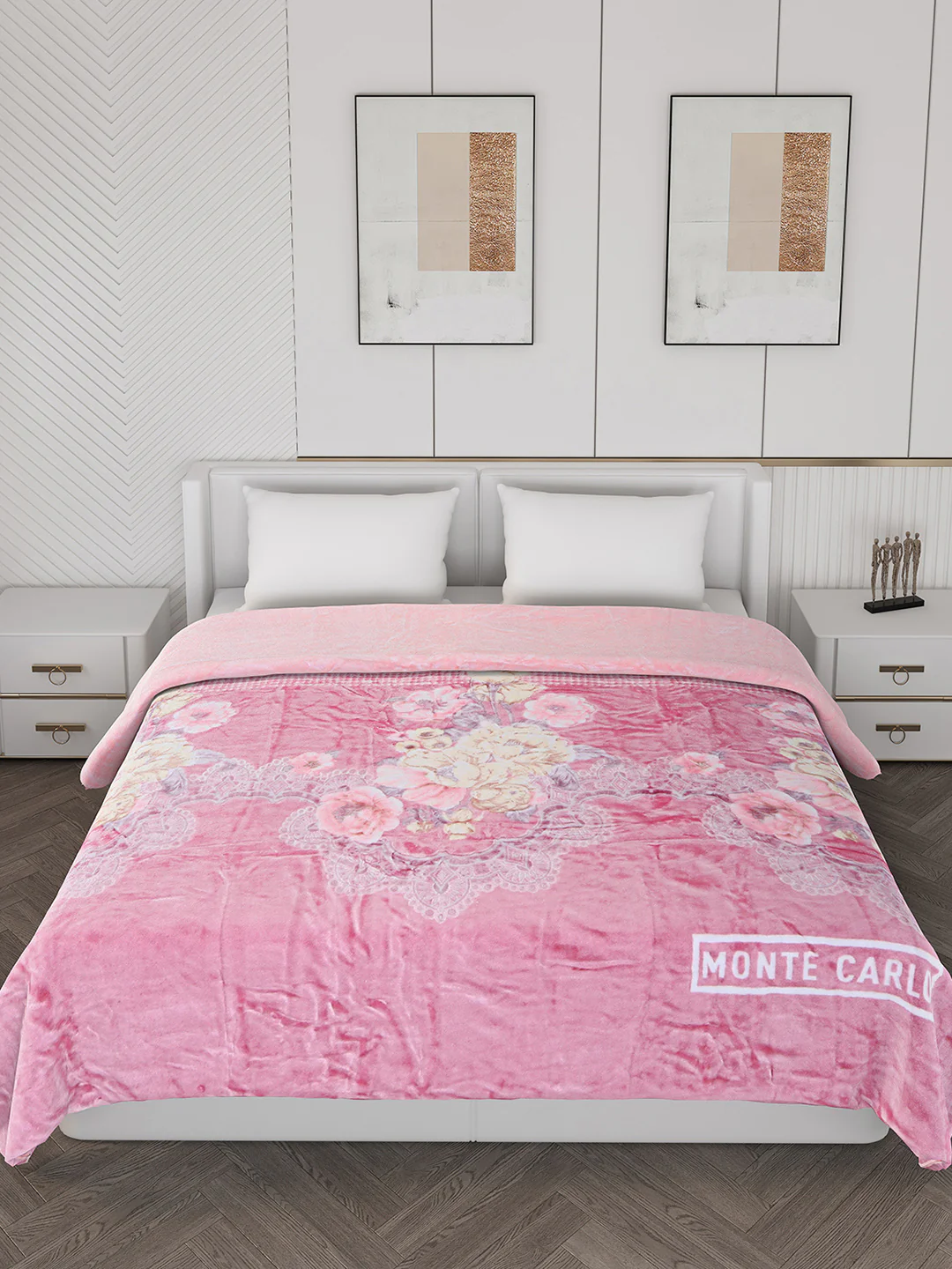 Printed Double Bed 550 GSM Blanket for Mild Winter -2 Ply (Weight 3 kg) - Image 2