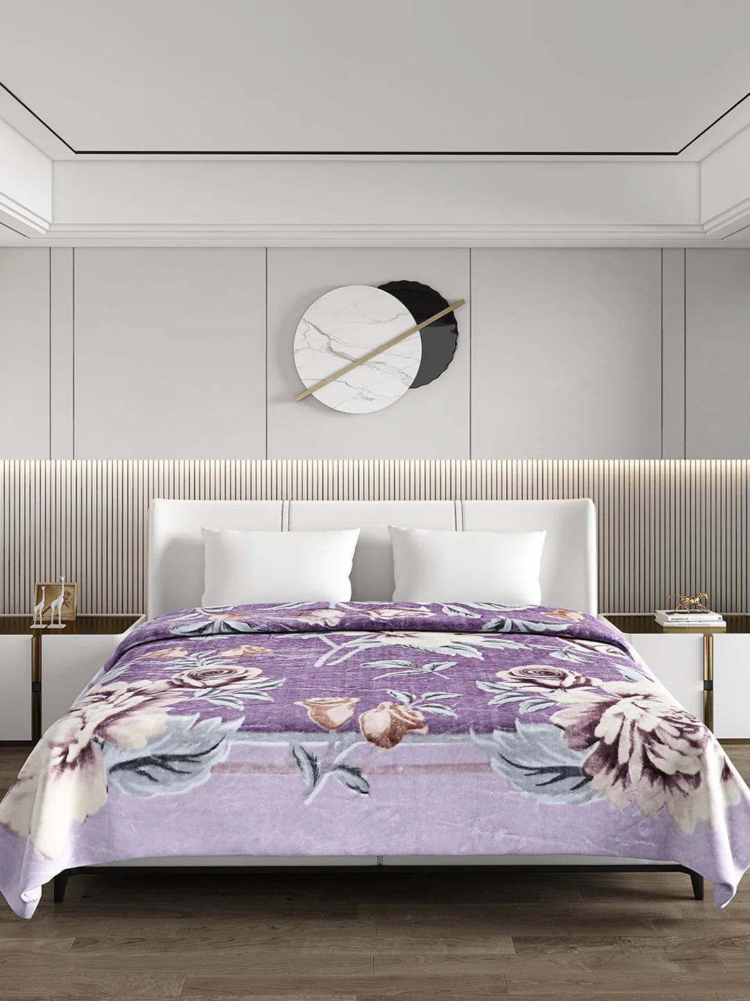 Printed Double Bed 691 GSM Blanket Bennett Super Soft 2 Ply (Weight 3.65 kg) - Image 2