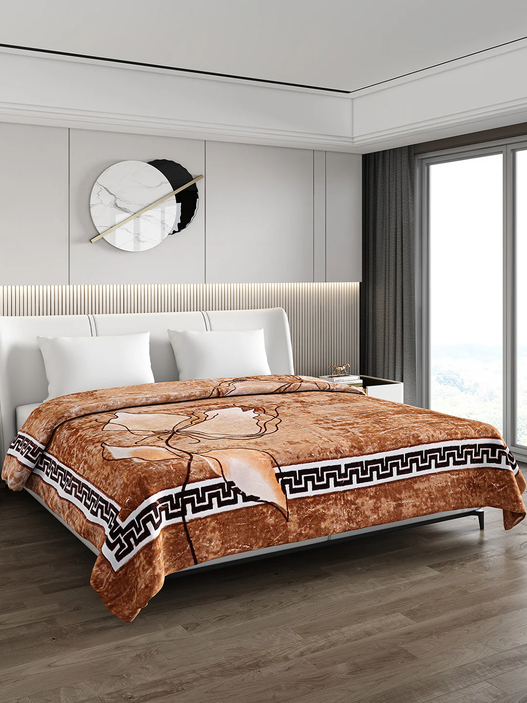 Printed Double Bed 691 GSM Blanket Bennett Super Soft 2 Ply (Weight 3.65 kg) - Image 4