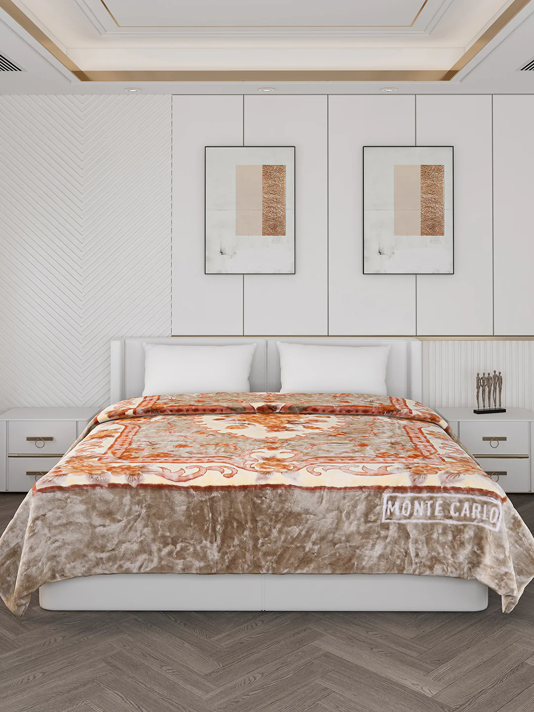 Printed Double Bed 757 GSM Blanket Alexander 2 Ply (Weight 4 kg) - Image 4