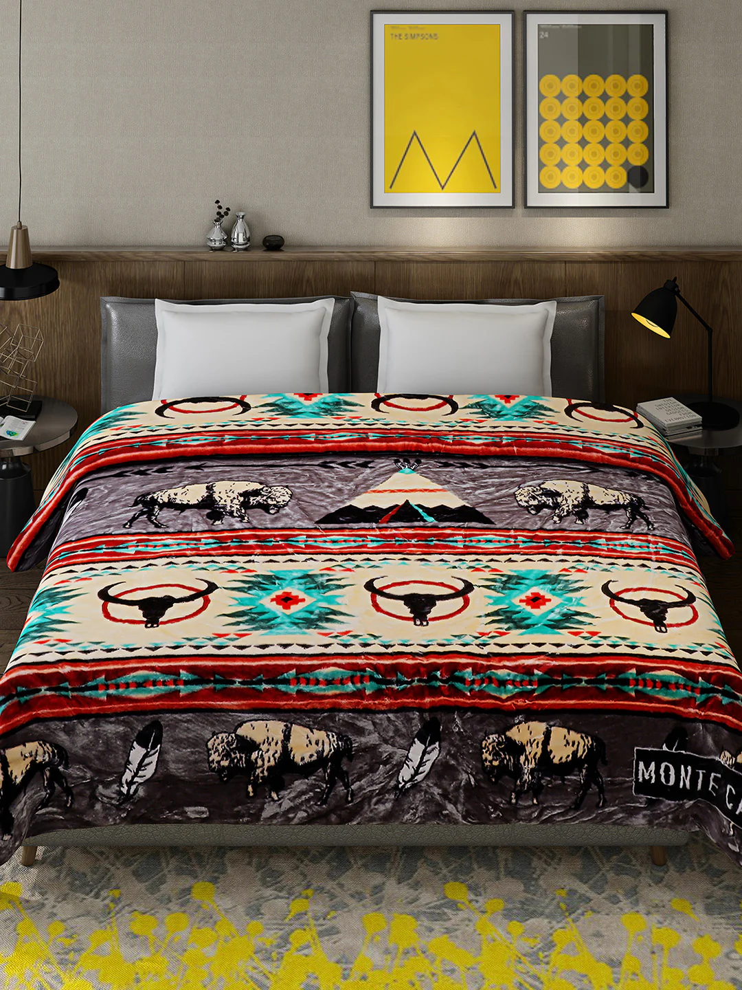 Printed Double Bed 757 GSM Blanket Pride 2 Ply (Weight 4 kg) - Image 3