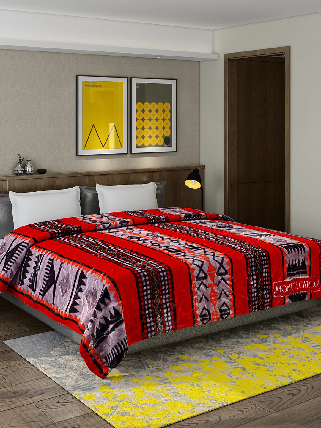 Printed Double Bed 757 GSM Blanket Pride 2 Ply (Weight 4 kg) - Image 2