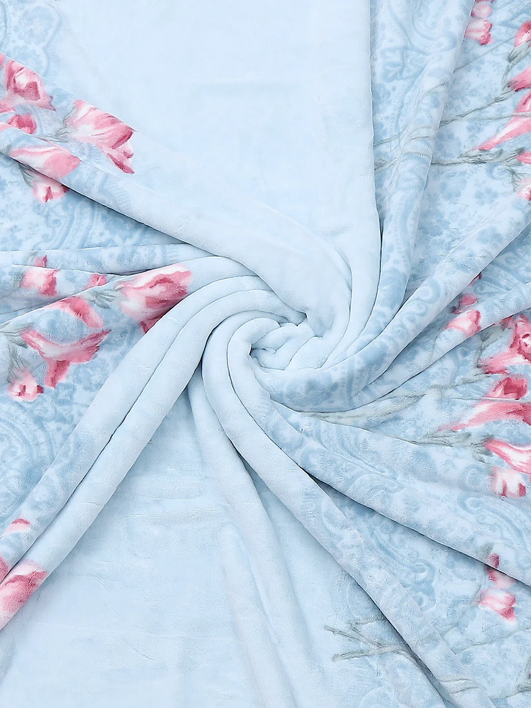 Printed Double Bed 795 GSM Blanket Cashmere 2 Ply (Weight 4.2 kg) - Image 11