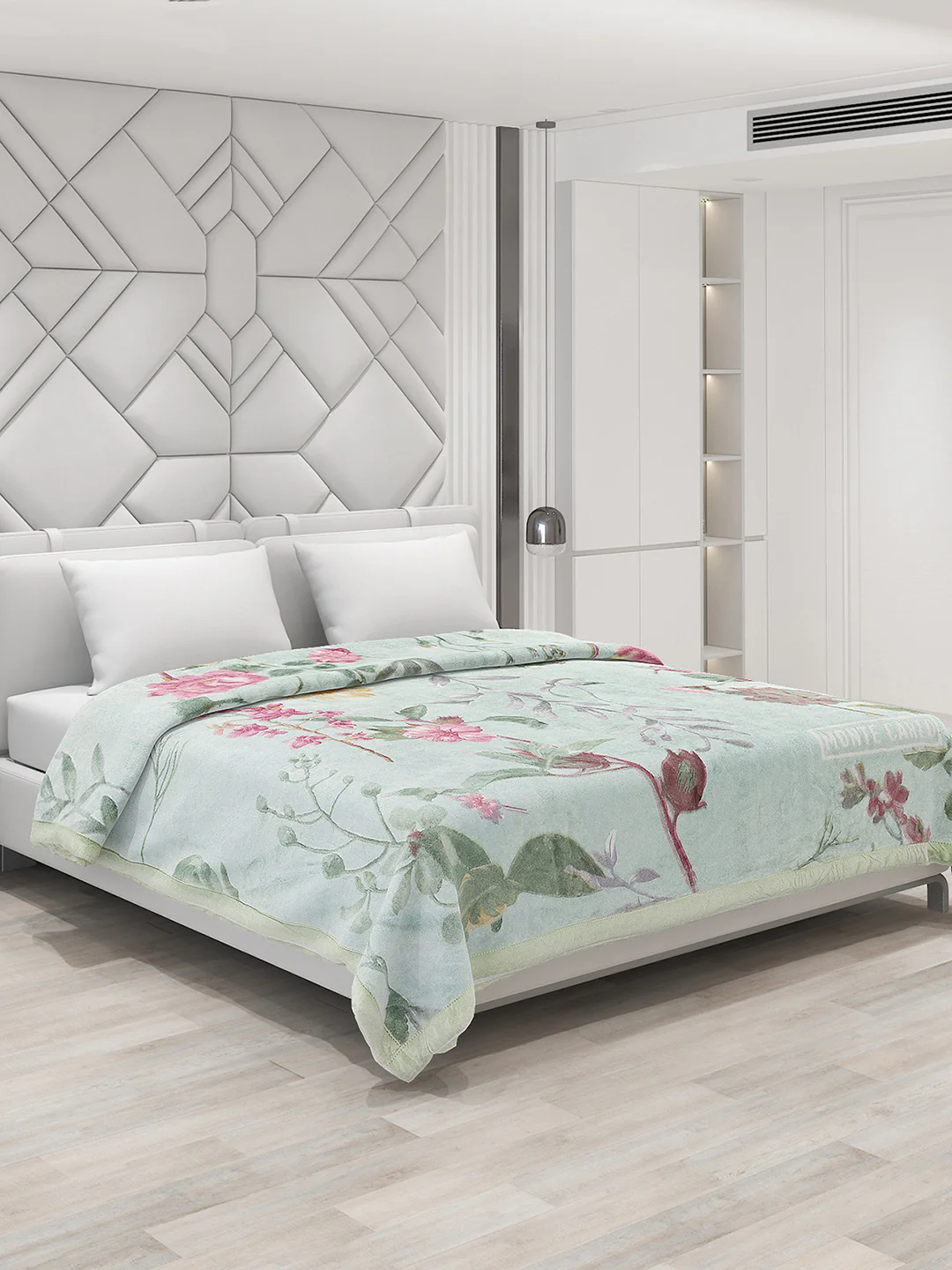 Printed Double Bed 795 GSM Blanket Cashmere 2 Ply (Weight 4.2 kg) - Image 4