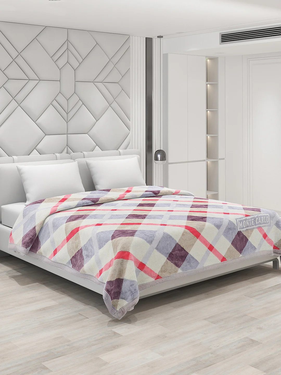 Printed Double Bed 795 GSM Blanket Cashmere 2 Ply (Weight 4.2 kg) - Image 4