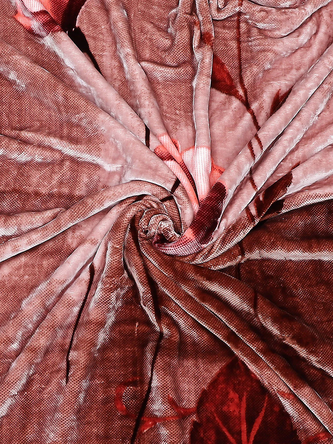 Printed Double Bed 795 GSM Blanket Scarlet 2 Ply (Weight 4.2 kg) - Image 7
