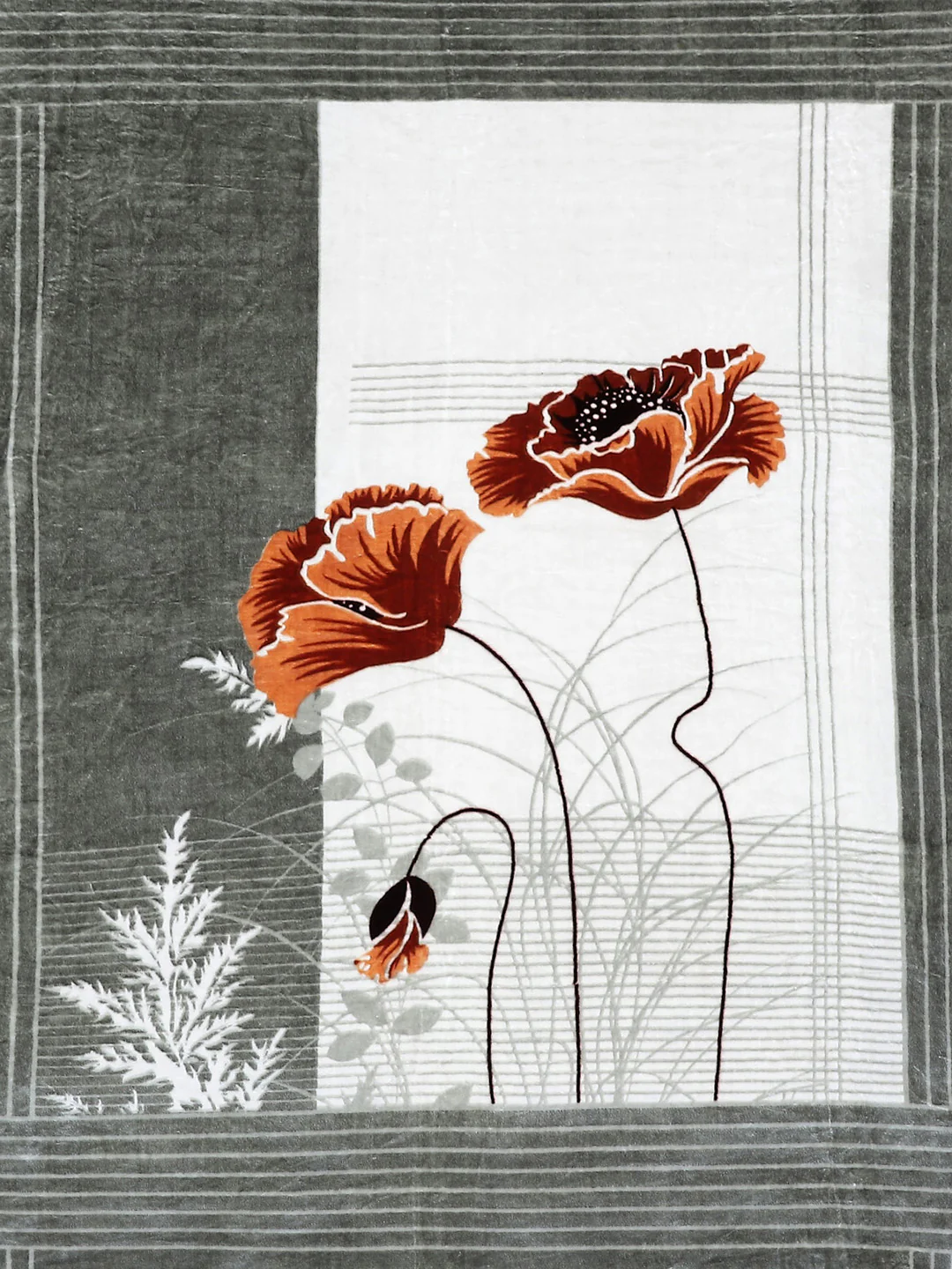 Printed Double Bed 795 GSM Blanket Scarlet 2 Ply (Weight 4.2 kg) - Image 6