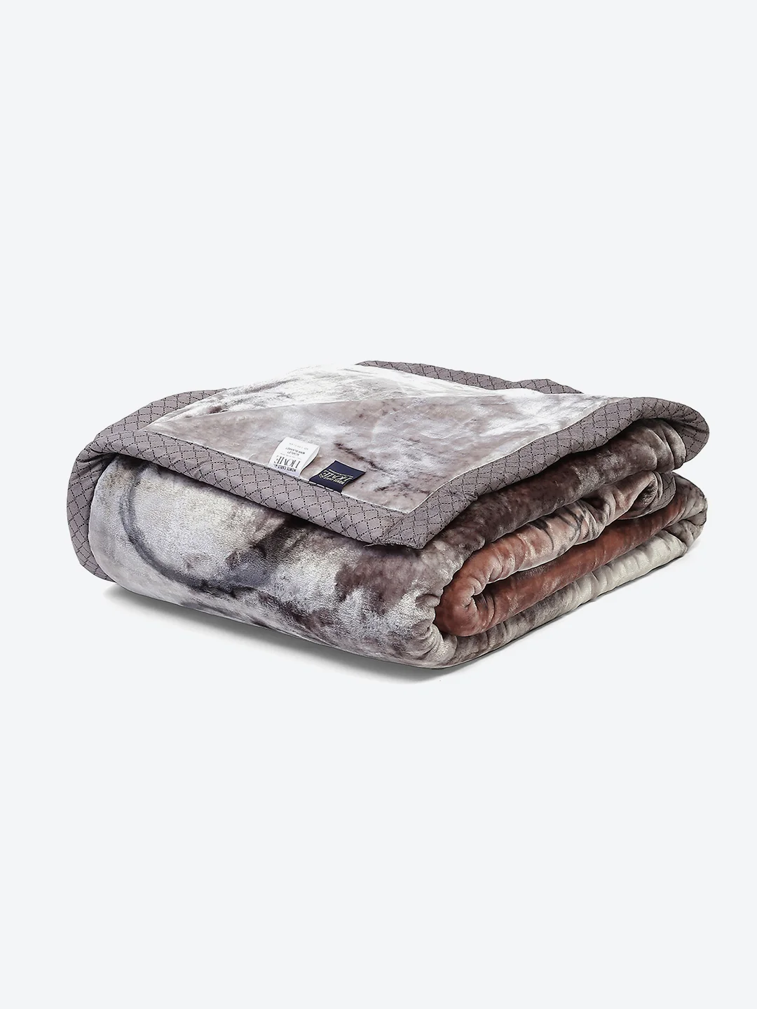 Printed Double Bed 795 GSM Blanket Scarlet 2 Ply (Weight 4.2 kg) - Image 5