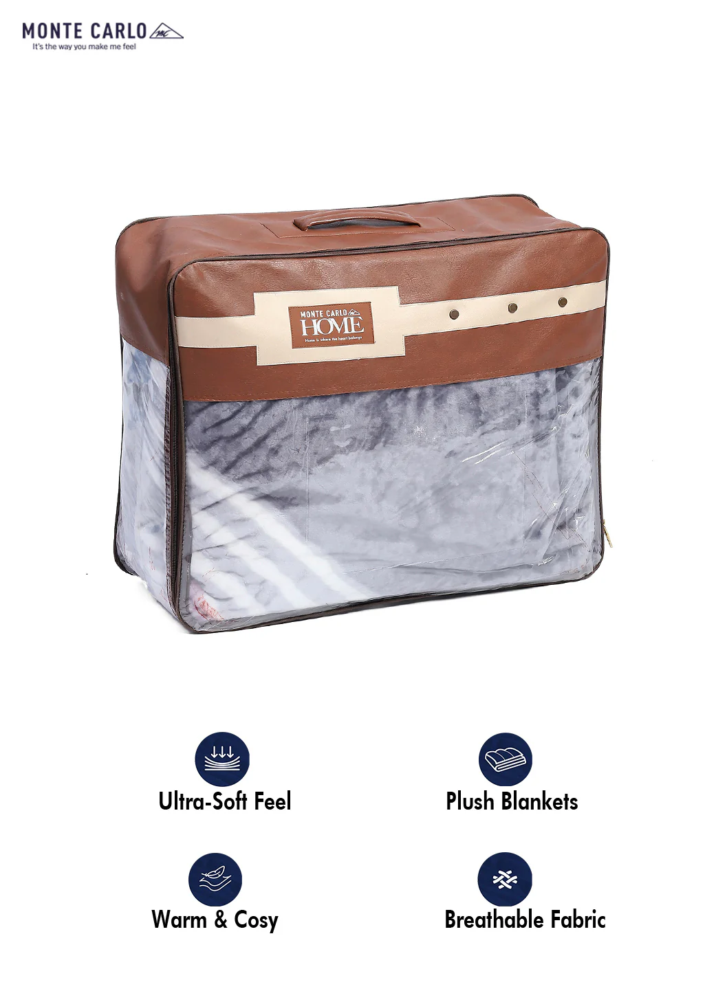 Printed Double Bed 800 GSM Blanket Bolt 1 Ply (Weight 4.3 kg) - Image 8