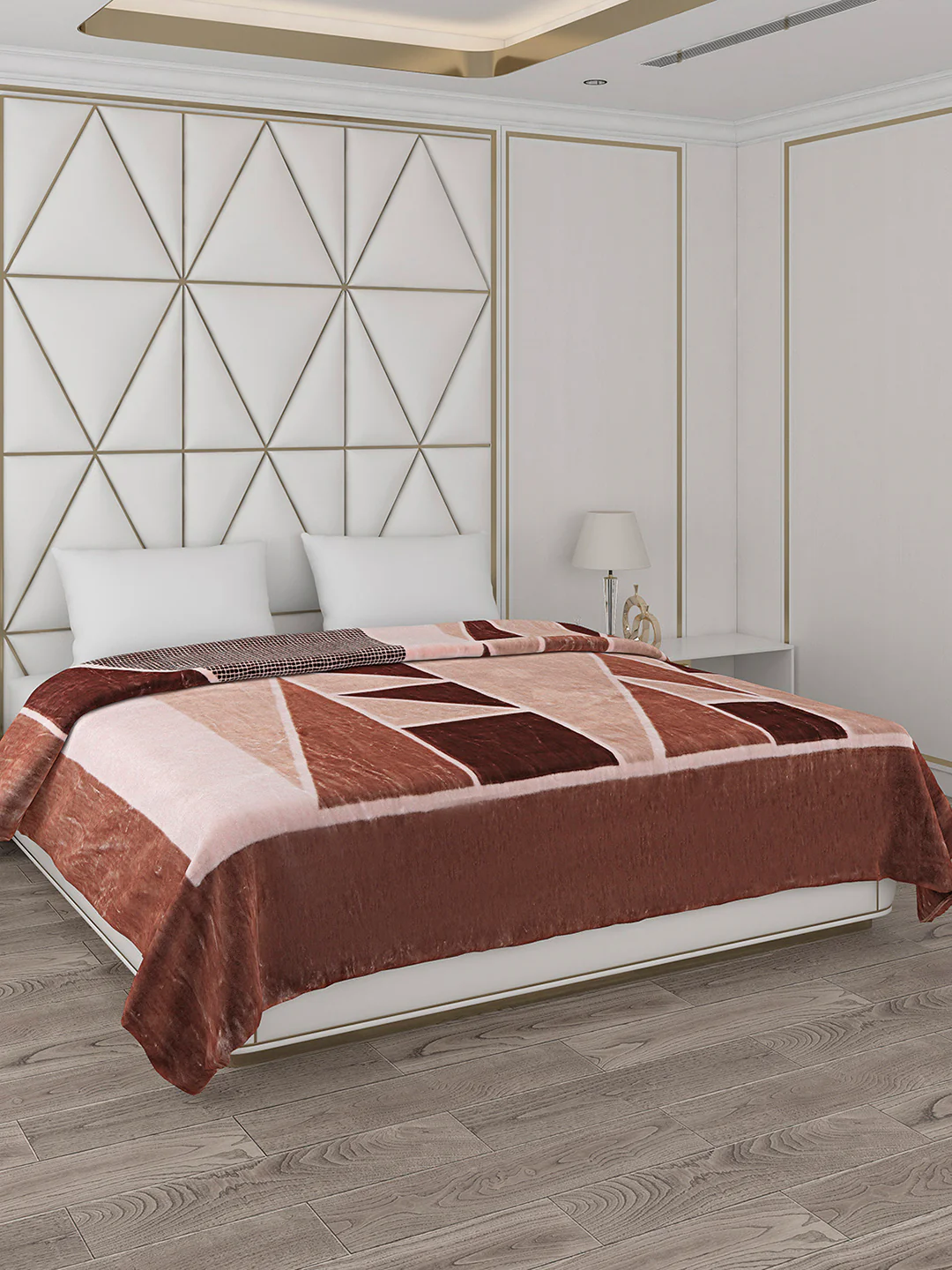 Printed Double Bed 800 GSM Blanket Bolt 1 Ply (Weight 4.3 kg) - Image 4