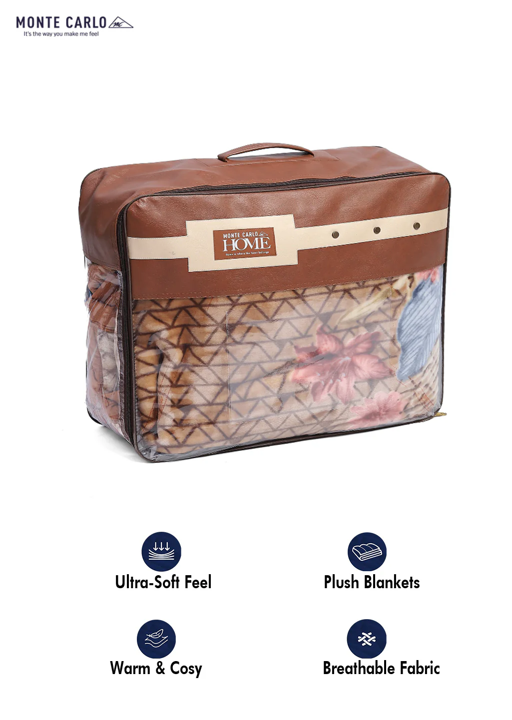 Printed Double Bed 800 GSM Blanket Bolt 1 Ply (Weight 4.3 kg) - Image 8