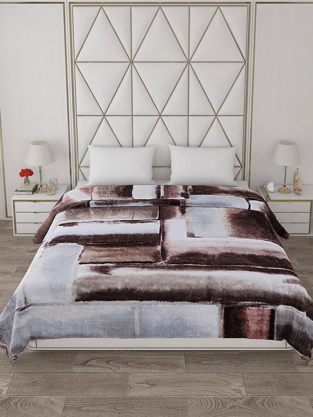 Printed Double Bed 800 GSM Blanket Bolt 1 Ply (Weight 4.3 kg) - Image 3