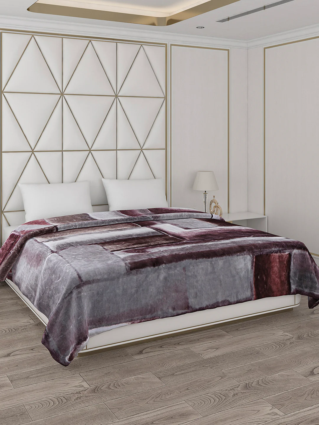 Printed Double Bed 800 GSM Blanket Bolt 1 Ply (Weight 4.3 kg) - Image 4
