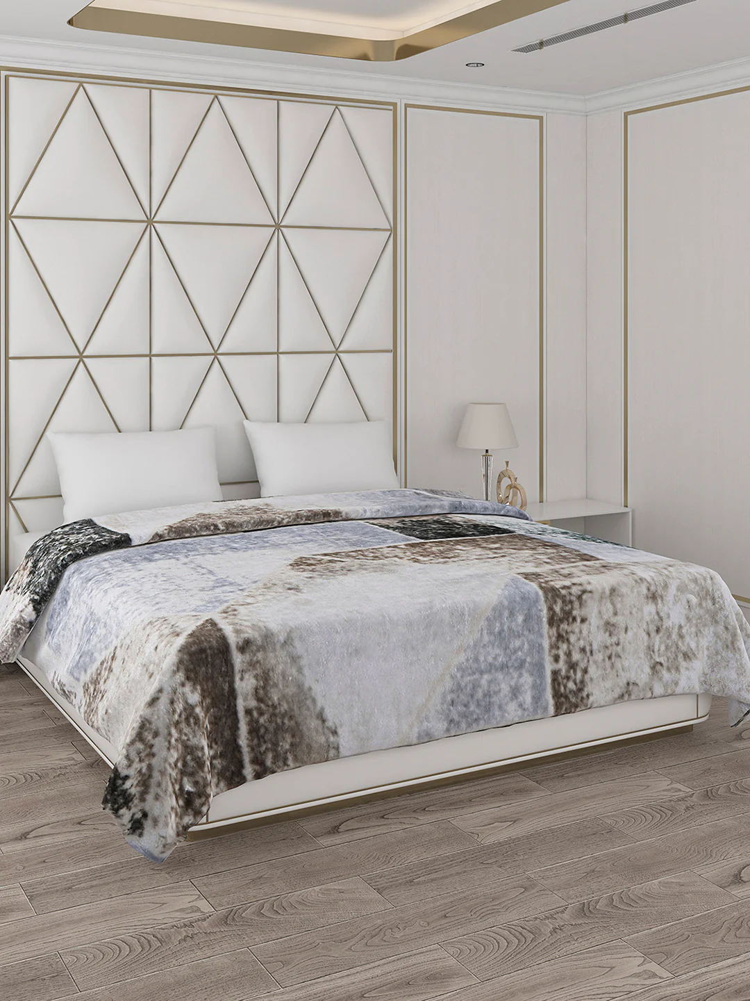 Printed Double Bed 800 GSM Blanket Bolt 1 Ply (Weight 4.3 kg) - Image 4