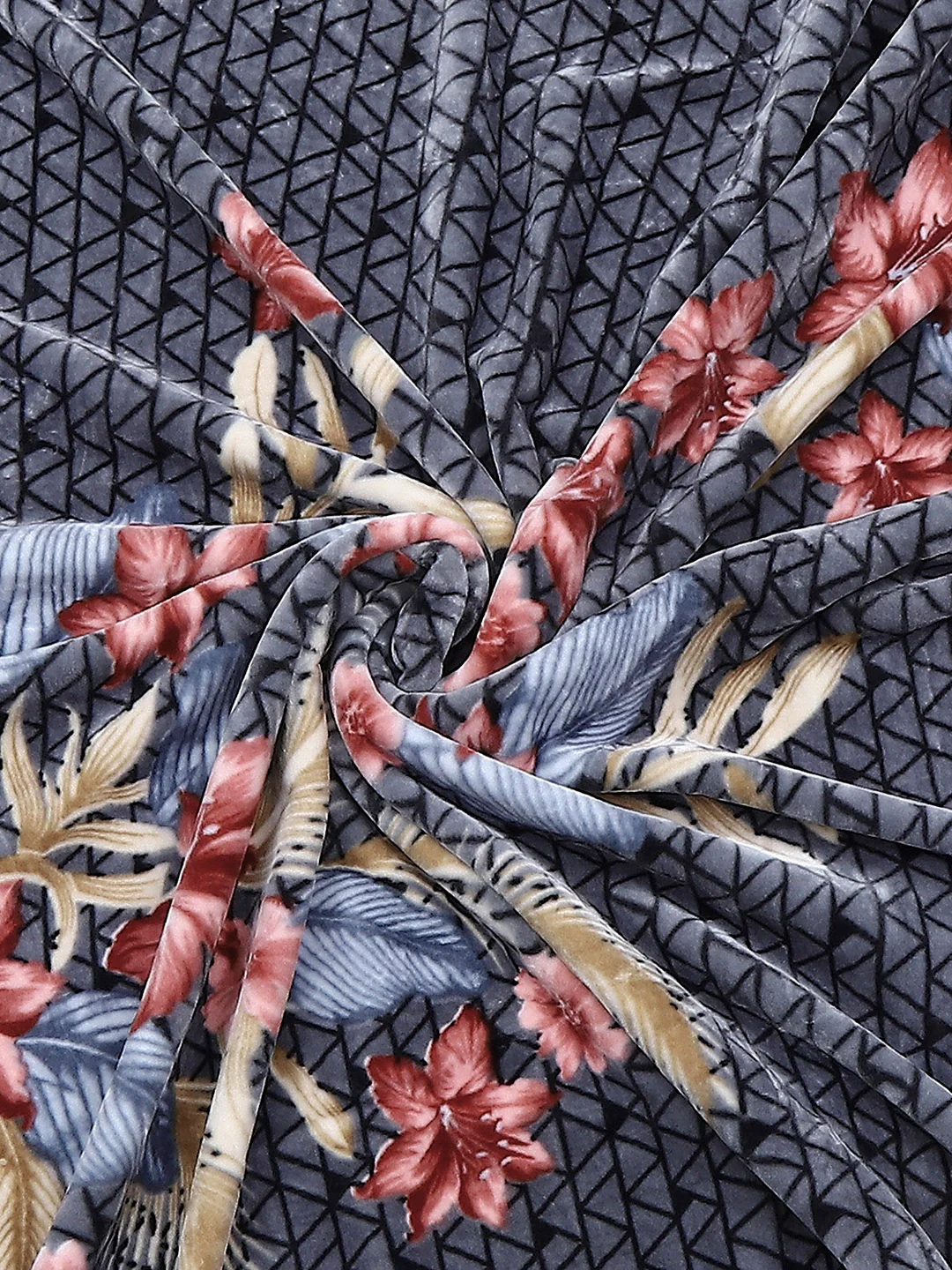 Printed Double Bed 800 GSM Blanket Bolt 1 Ply (Weight 4.3 kg) - Image 7