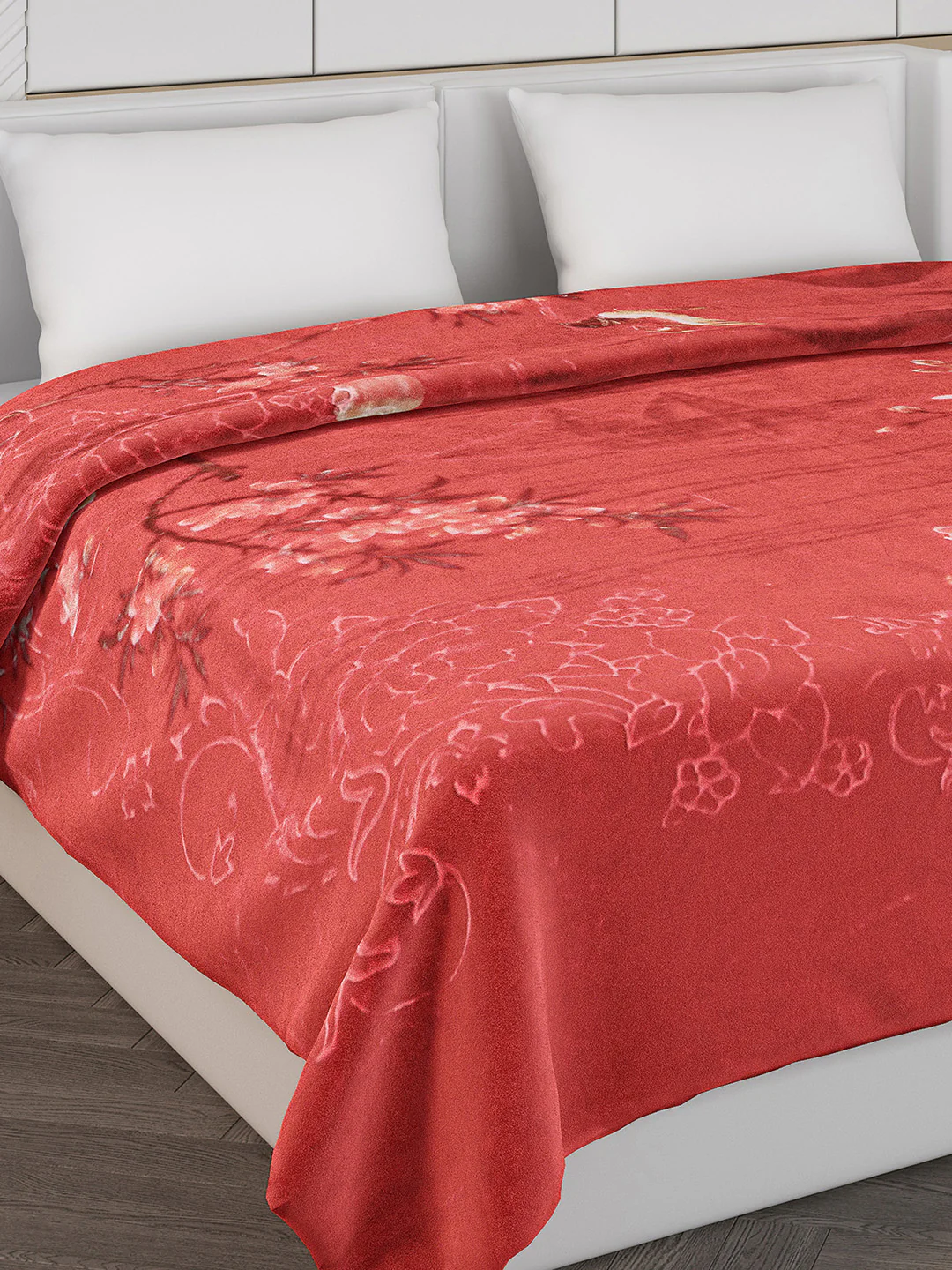 Printed Double Bed 850 GSM Blanket for Heavy Winter -2 Ply (Weight 4.7 kg) - Image 4