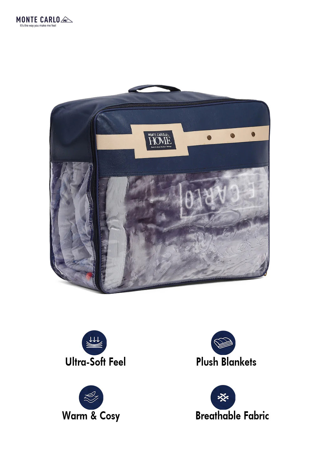 Printed Double Bed 850 GSM Blanket for Heavy Winter -2 Ply (Weight 4.7 kg) - Image 8