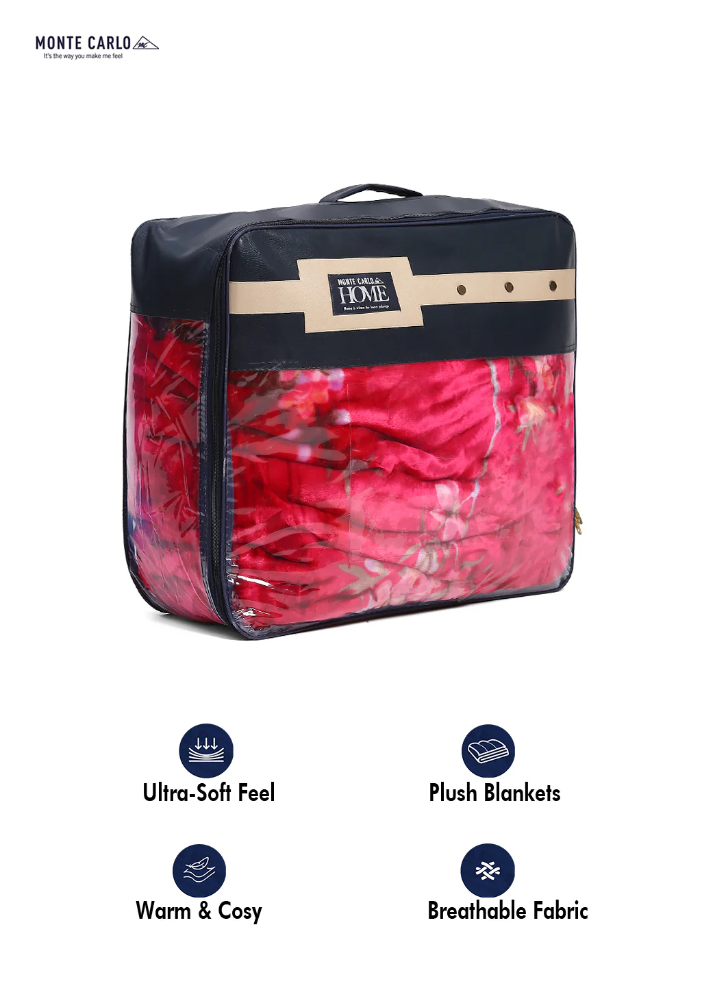 Printed Double Bed 850 GSM Blanket for Heavy Winter -2 Ply (Weight 4.7 kg) - Image 8