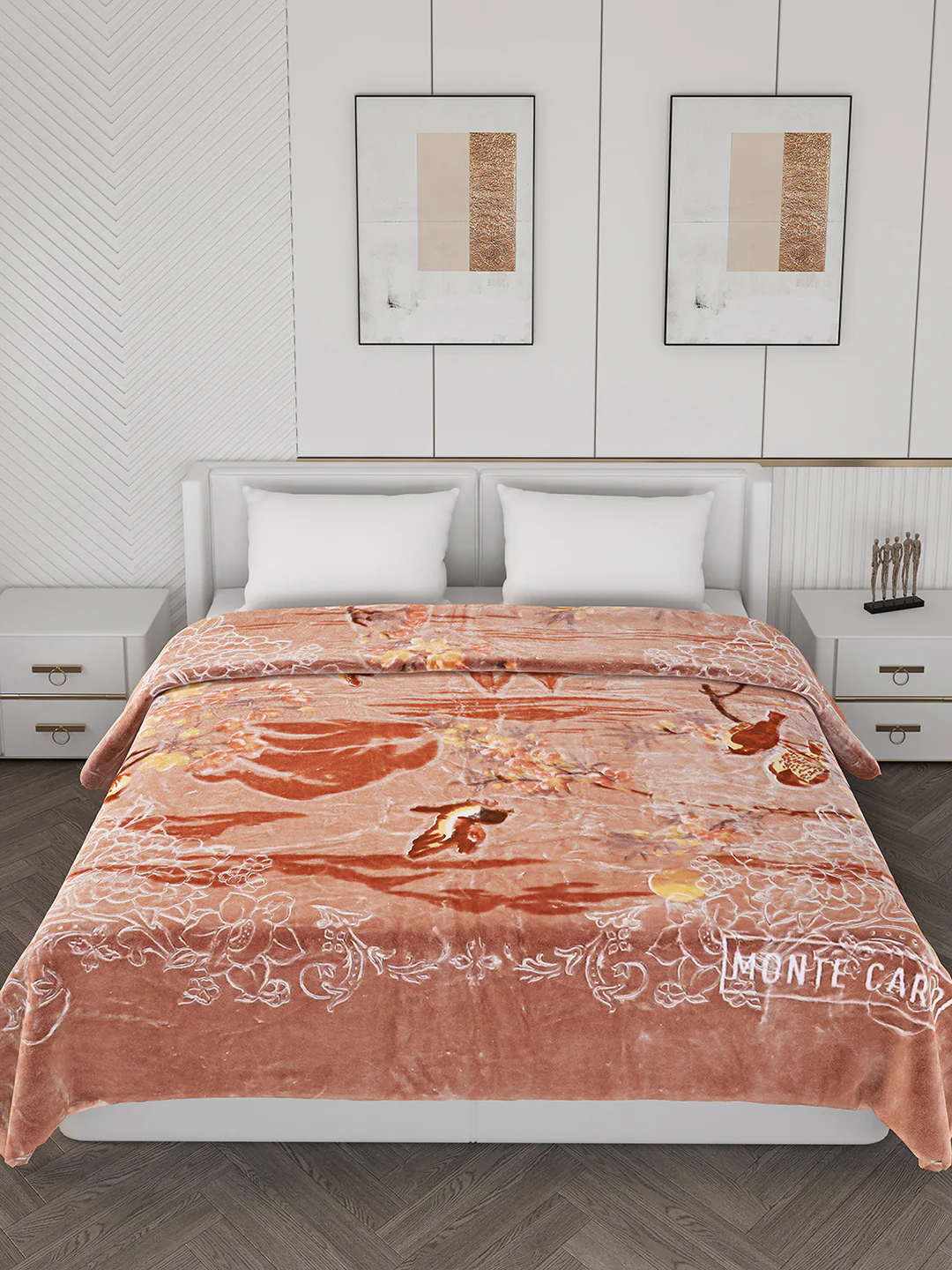 Printed Double Bed 850 GSM Blanket for Heavy Winter -2 Ply (Weight 4.7 kg) - Image 2
