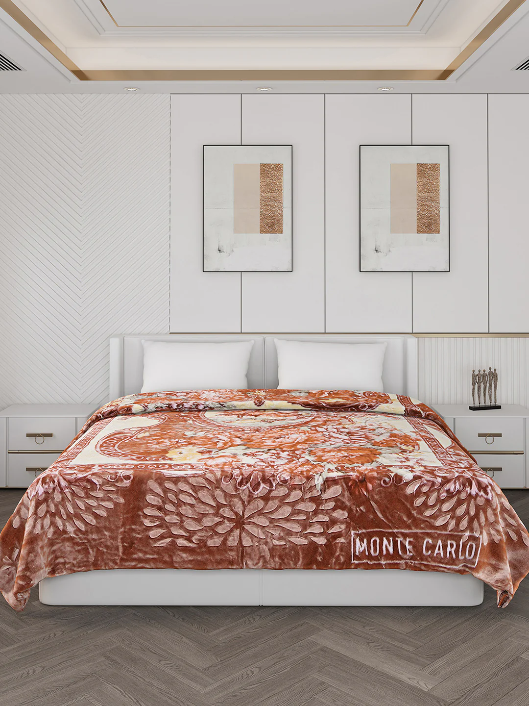 Printed Double Bed 850 GSM Blanket for Heavy Winter -2 Ply (Weight 4.5 kg) - Image 2
