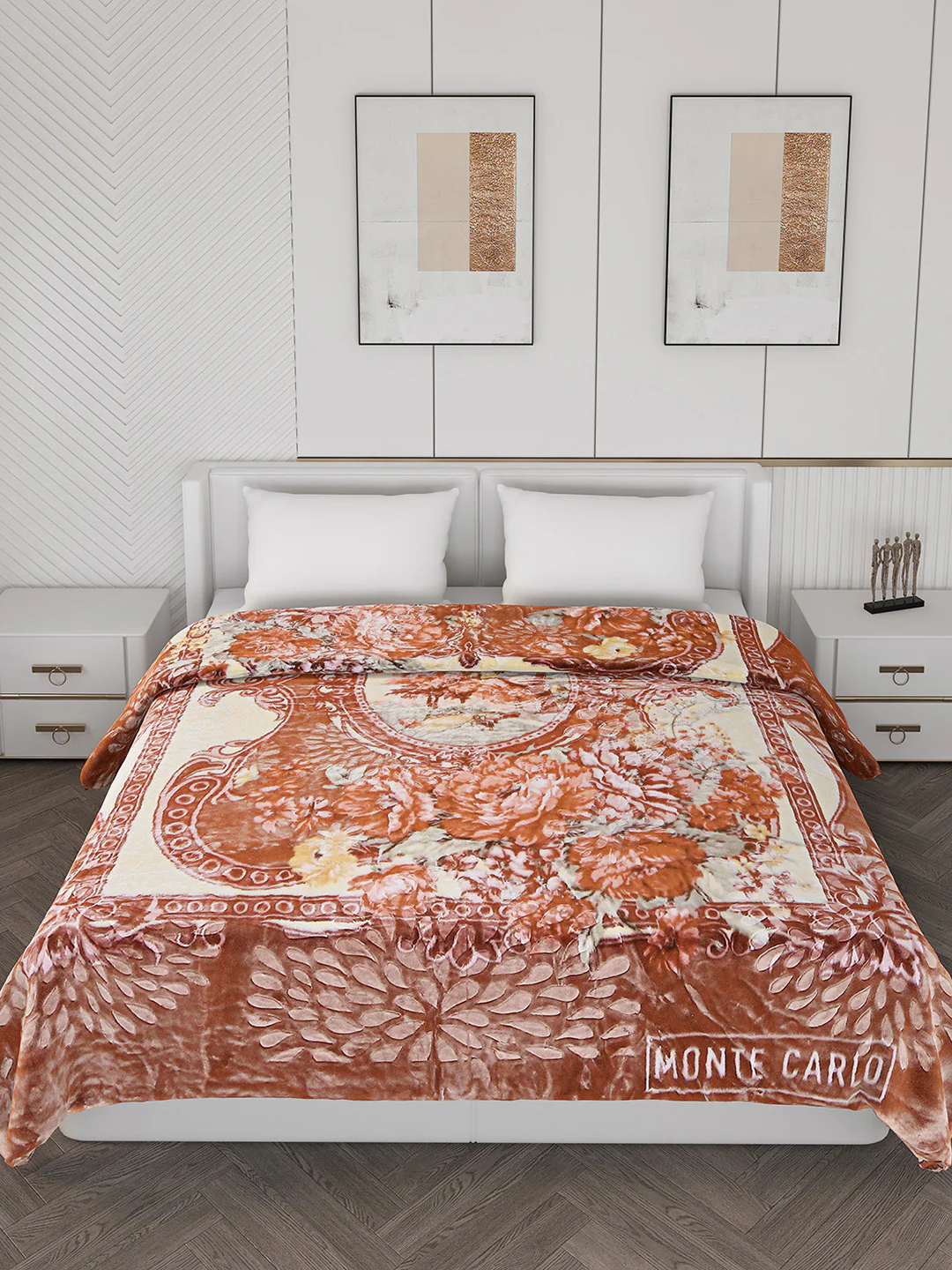 Printed Double Bed 850 GSM Blanket for Heavy Winter -2 Ply (Weight 4.5 kg) - Image 3