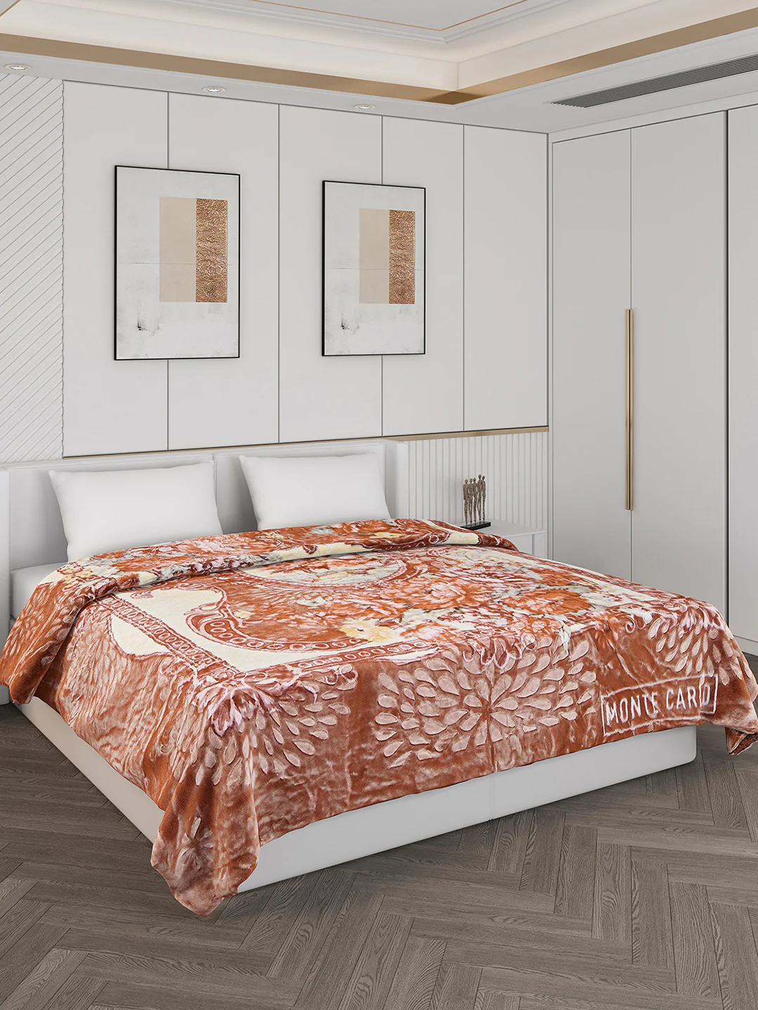 Printed Double Bed 850 GSM Blanket for Heavy Winter -2 Ply (Weight 4.5 kg) - Image 4