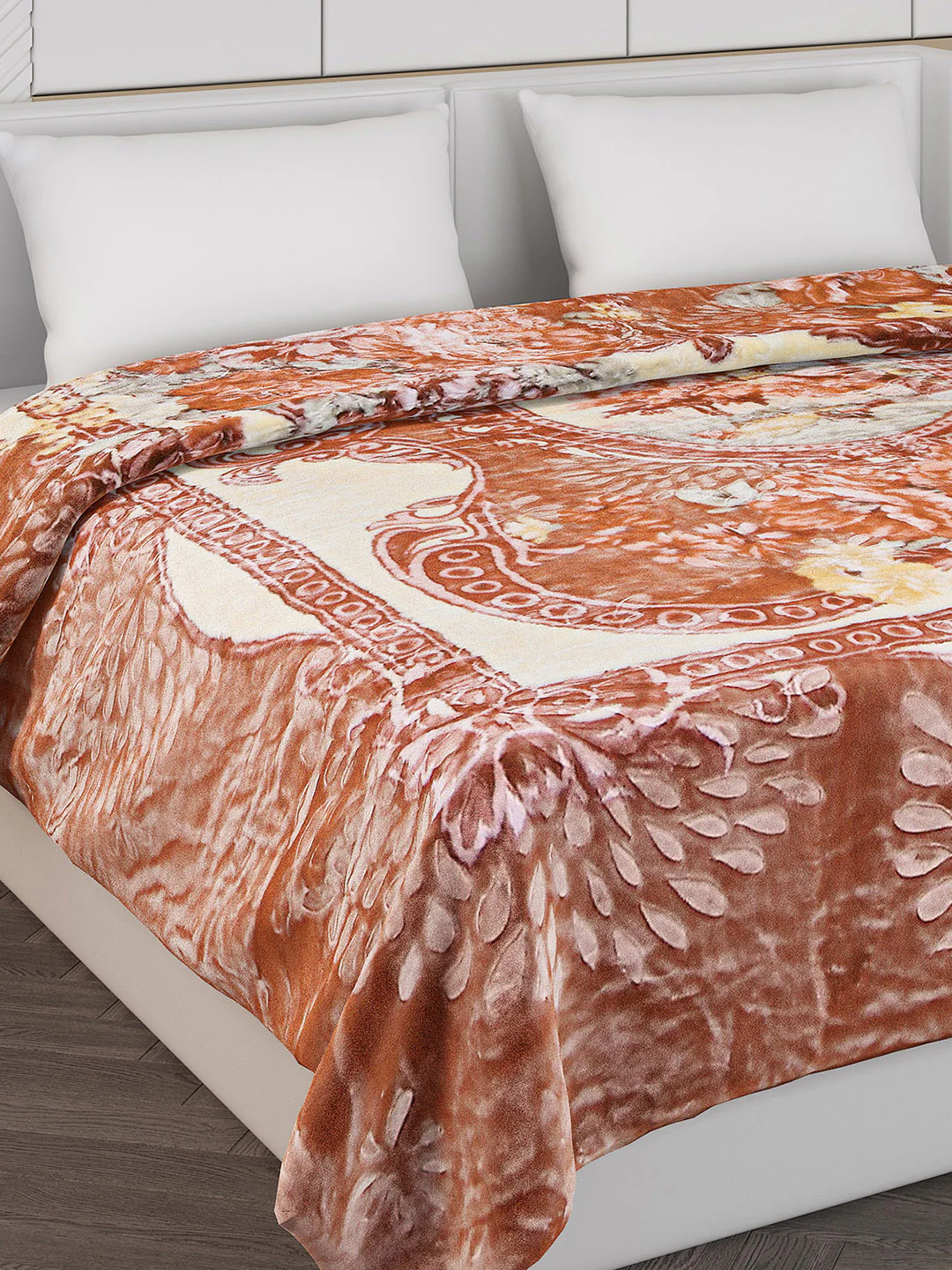 Printed Double Bed 850 GSM Blanket for Heavy Winter -2 Ply (Weight 4.5 kg) - Image 6