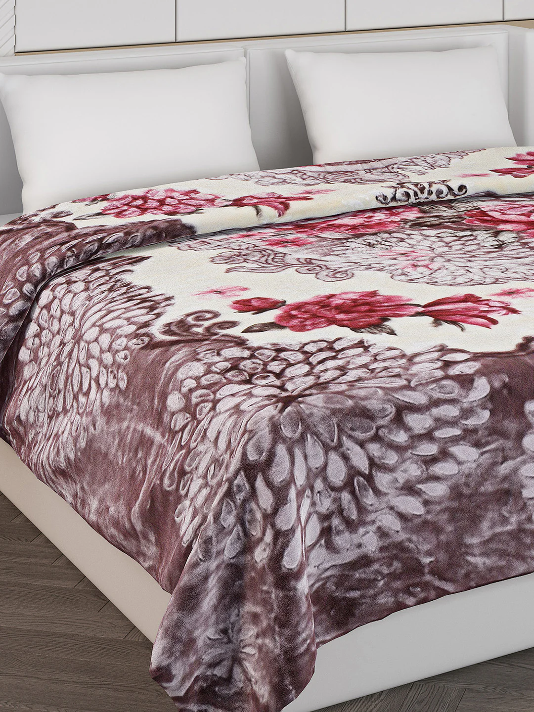 Printed Double Bed 850 GSM Blanket for Heavy Winter -2 Ply (Weight 4.5 kg) - Image 4