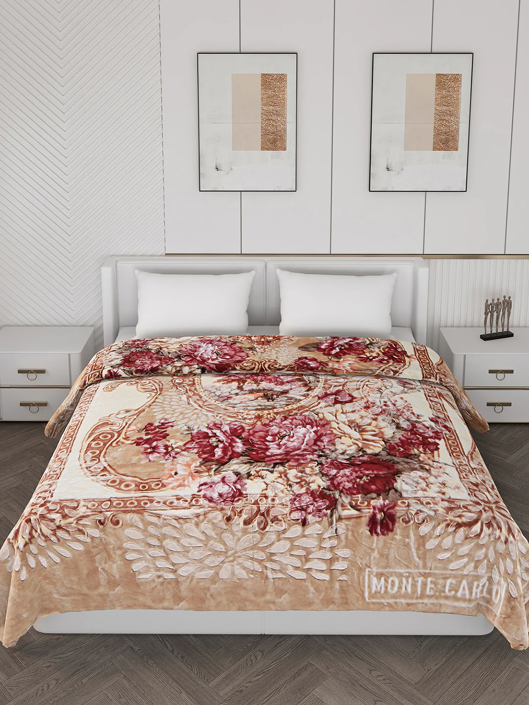 Printed Double Bed 850 GSM Blanket for Heavy Winter -2 Ply (Weight 4.5 kg) - Image 2