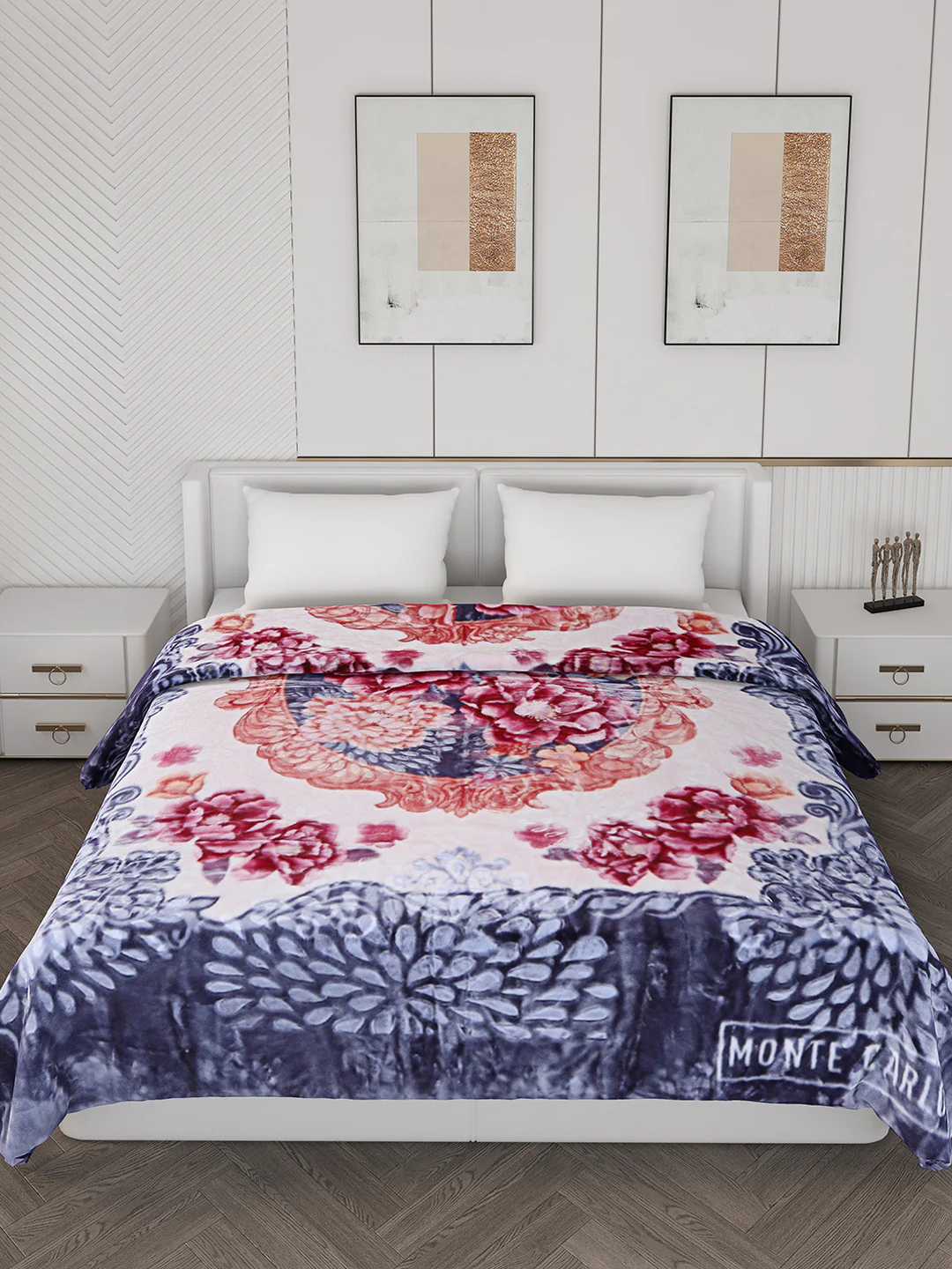 Printed Double Bed 850 GSM Blanket for Heavy Winter -2 Ply (Weight 4.5 kg) - Image 2