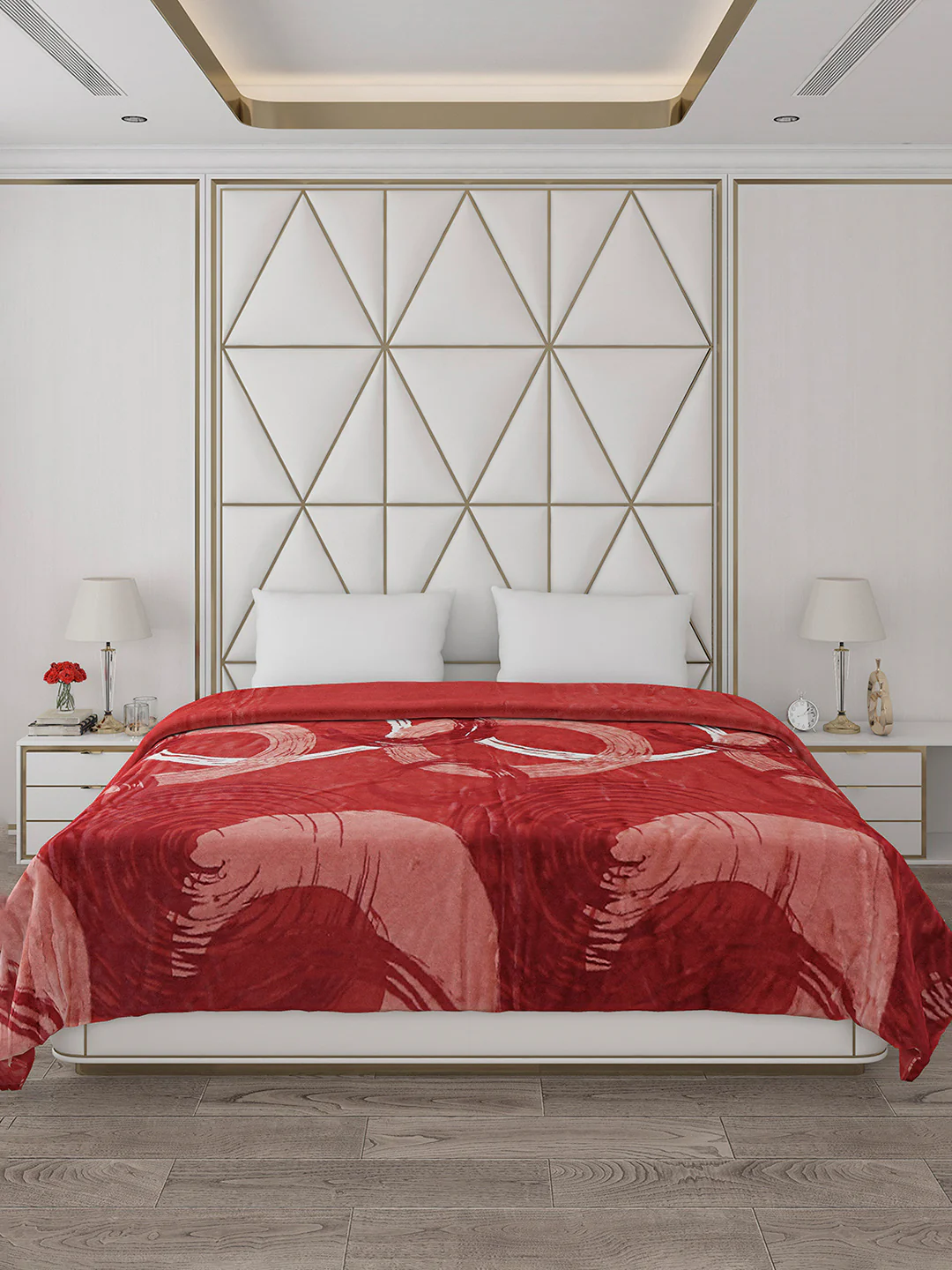 Printed Double Bed Blanket for Heavy Winter -2 Ply - Image 3