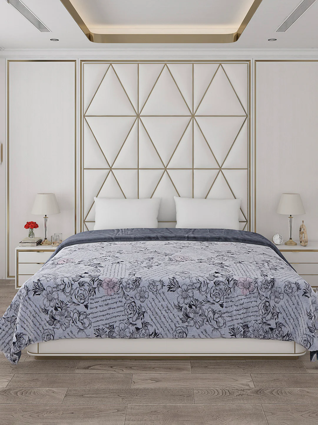 Printed Double Bed Blanket for Heavy Winter -2 Ply - Image 3