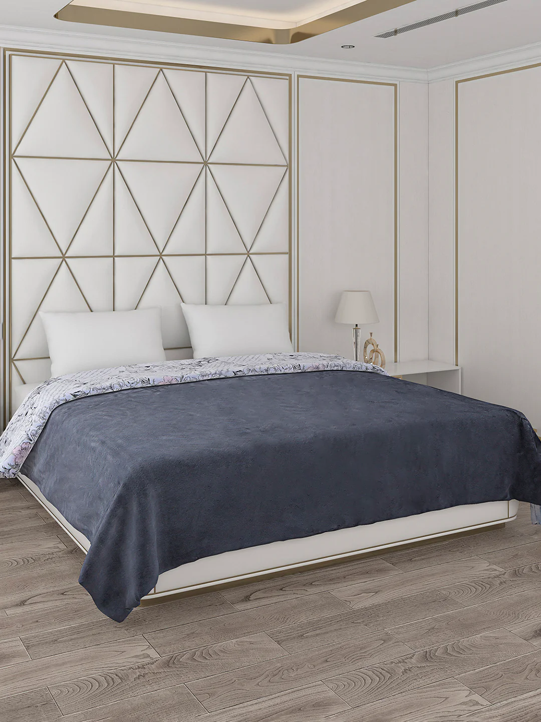 Printed Double Bed Blanket for Heavy Winter -2 Ply - Image 5