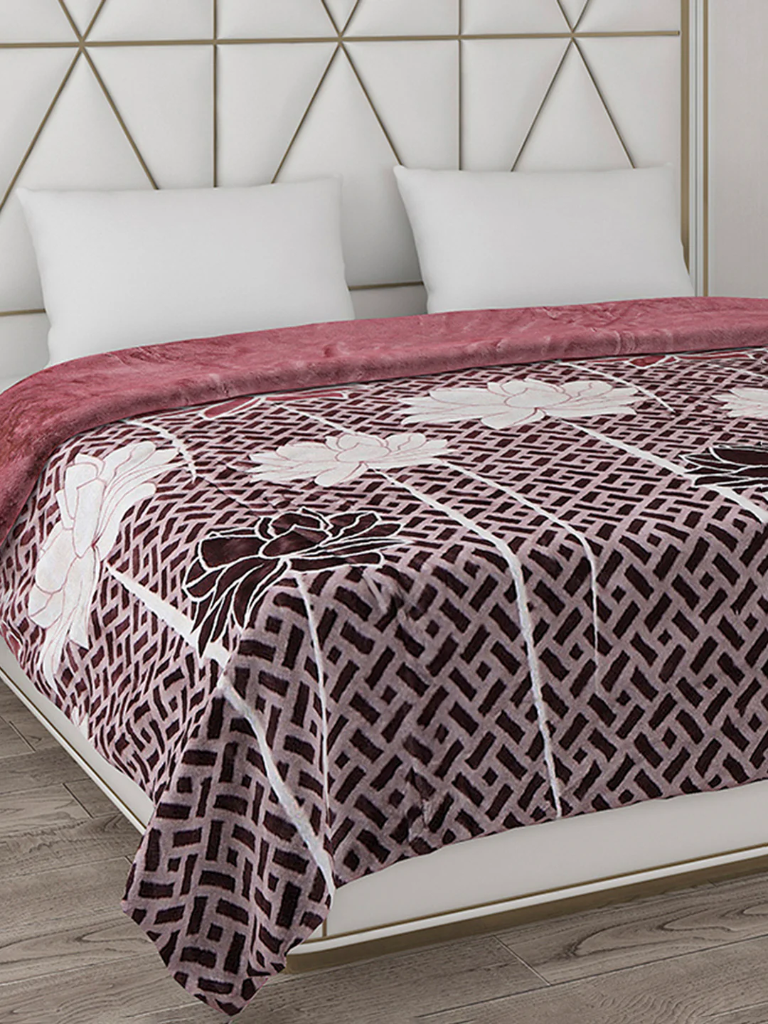 Printed Double Bed Blanket for Heavy Winter -2 Ply - Image 6