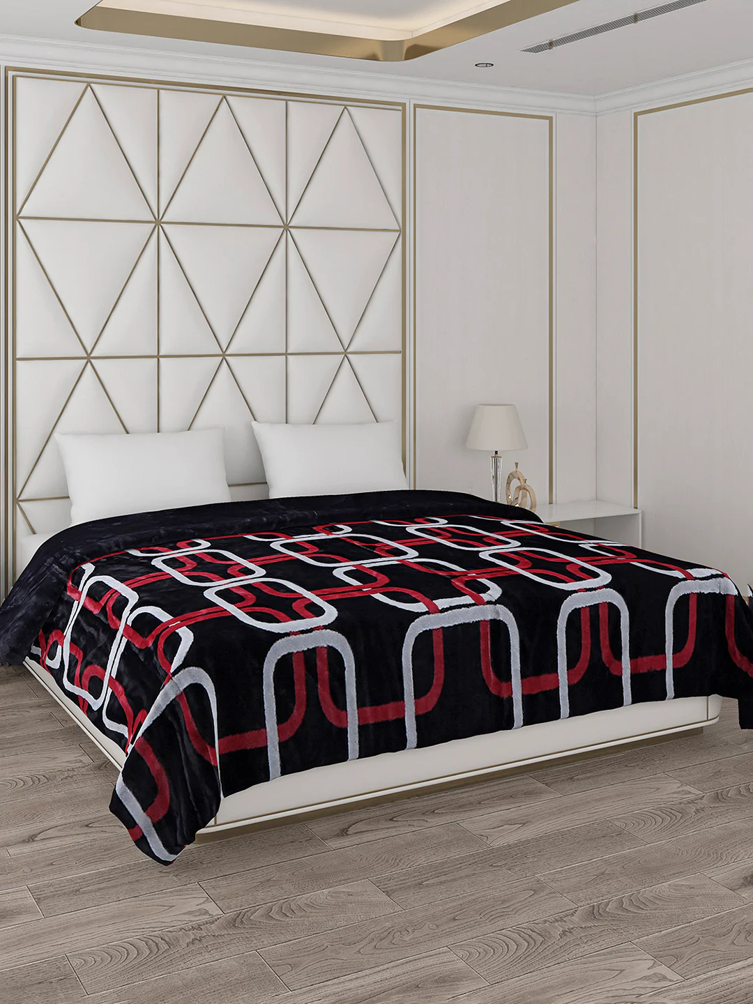 Printed Double Bed Blanket for Heavy Winter -2 Ply - Image 4