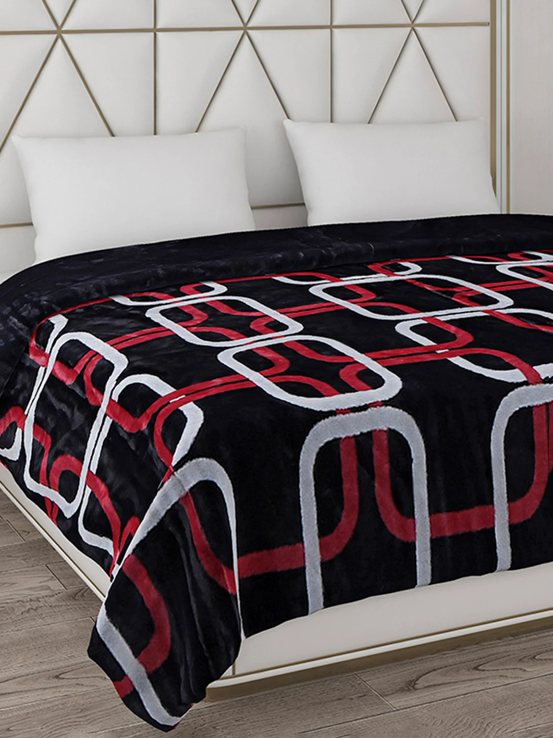 Printed Double Bed Blanket for Heavy Winter -2 Ply - Image 6