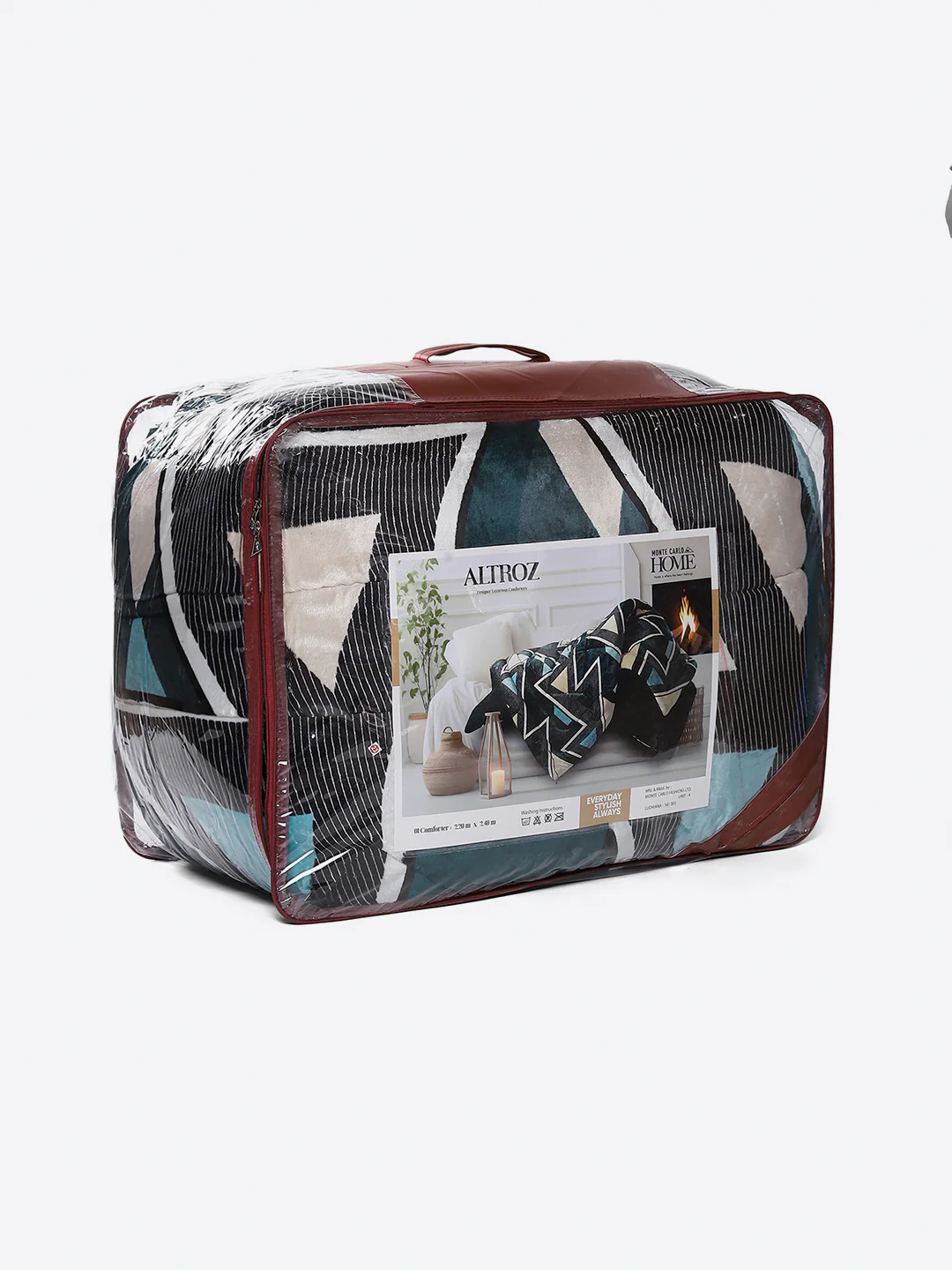Printed Double Bed 852 GSM Comforter for Winter - (Altroz) - Image 8