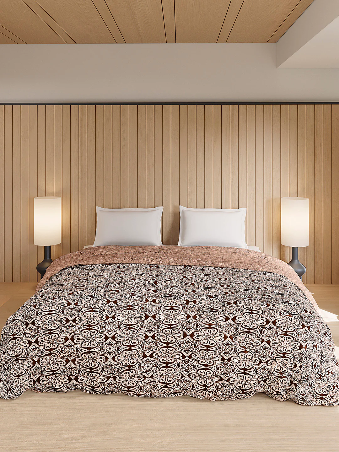 Printed Double Bed 870 GSM Comforter for Winter - (Nixie) - Image 2