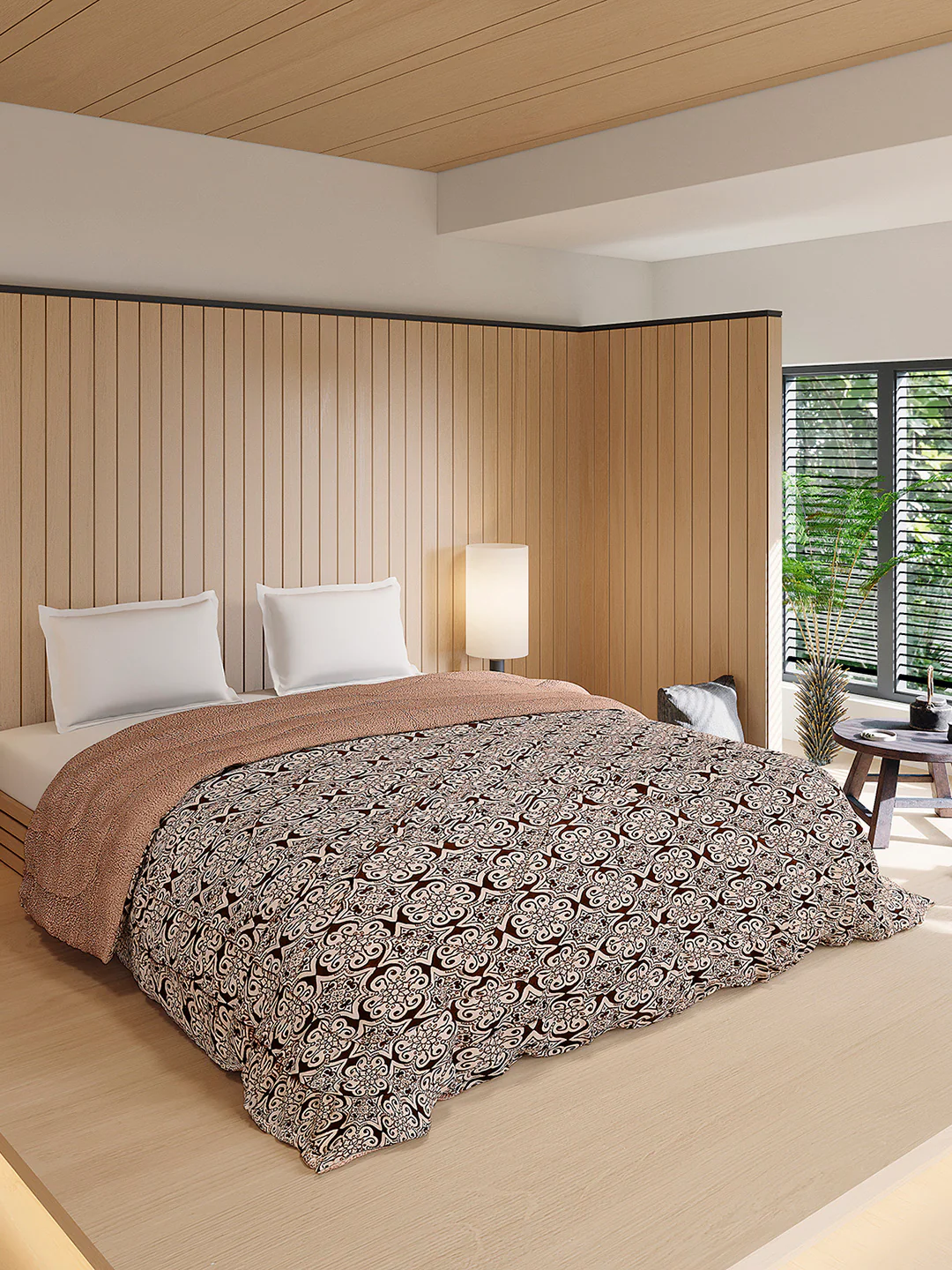 Printed Double Bed 870 GSM Comforter for Winter - (Nixie) - Image 4