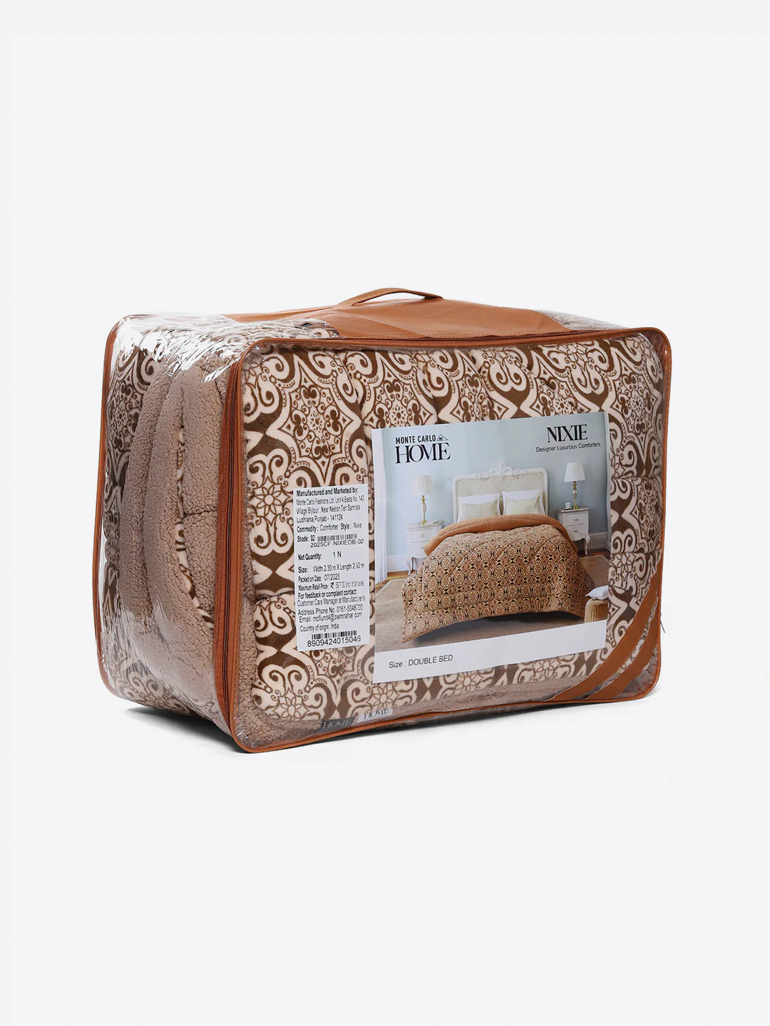 Printed Double Bed 870 GSM Comforter for Winter - (Nixie) - Image 8