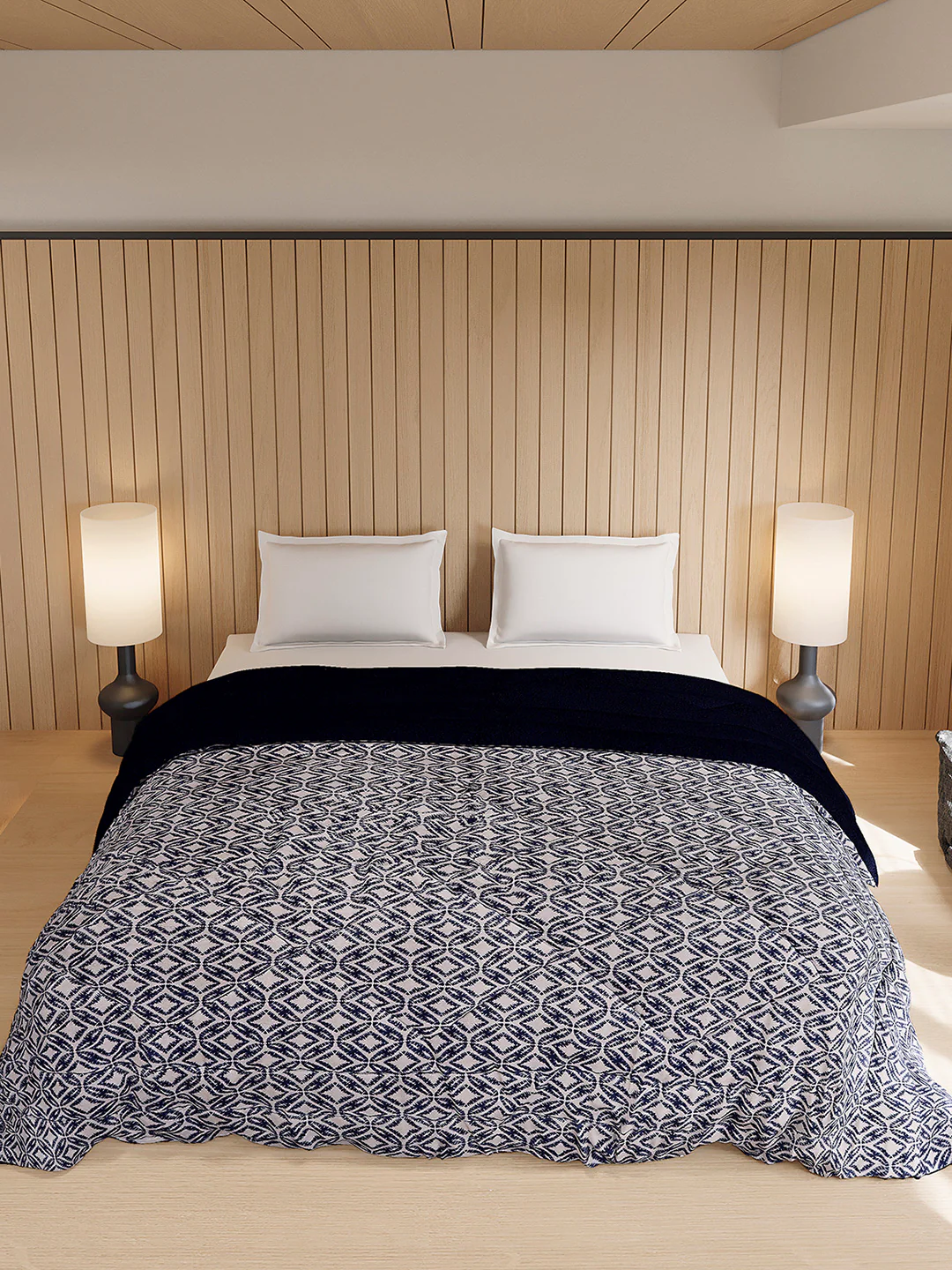 Printed Double Bed 870 GSM Comforter for Winter - (Nixie) - Image 3