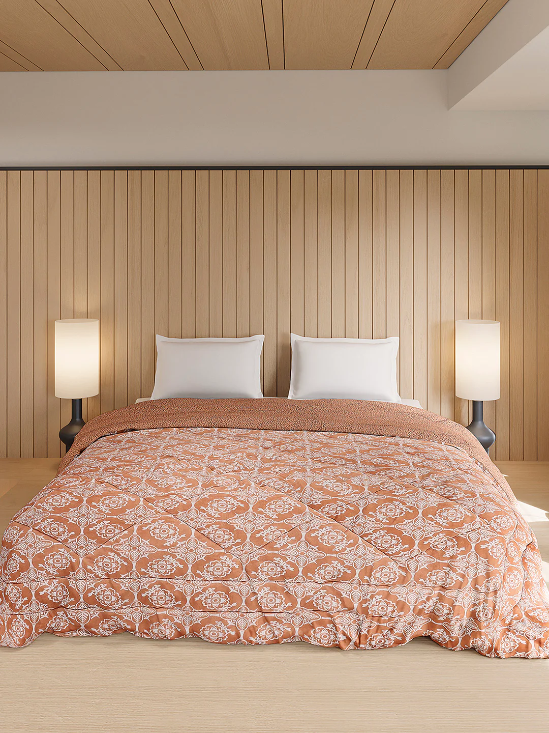 Printed Double Bed 870 GSM Comforter for Winter - (Nixie) - Image 2