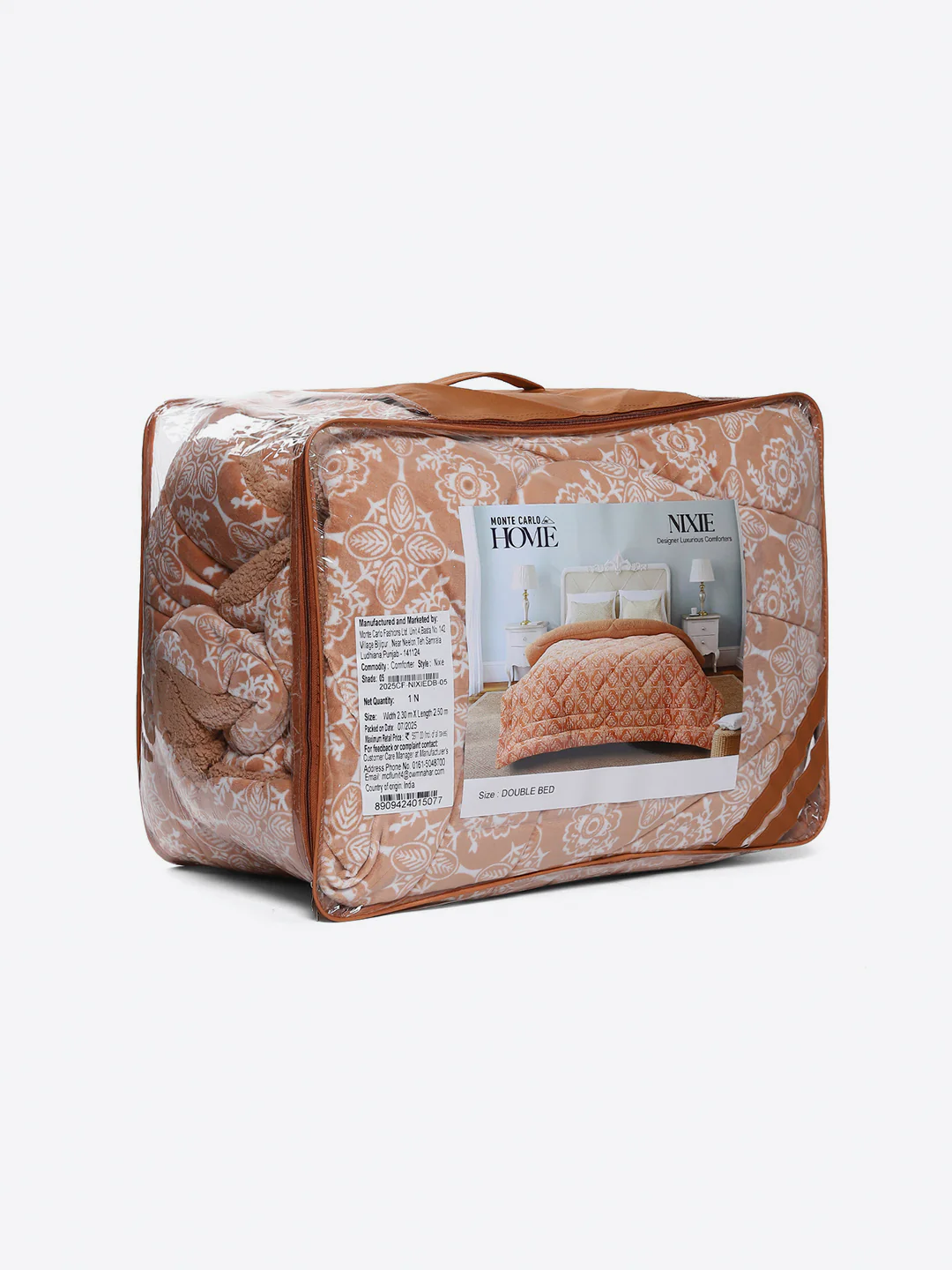 Printed Double Bed 870 GSM Comforter for Winter - (Nixie) - Image 8