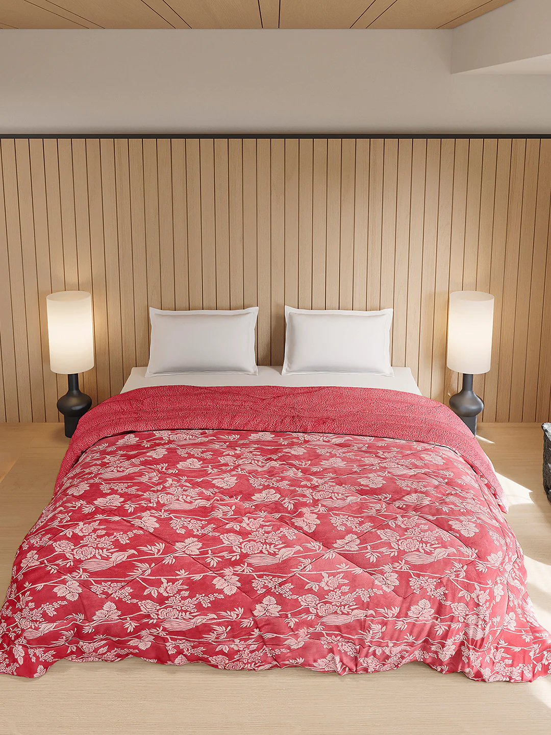 Printed Double Bed 870 GSM Comforter for Winter - (Nixie) - Image 3