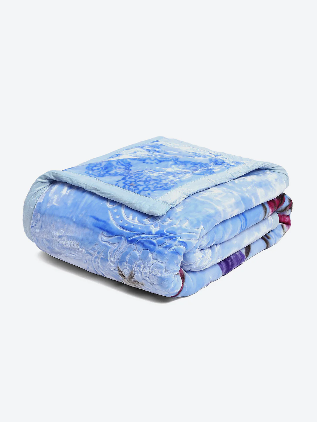 Printed Double Bed 890 GSM Blanket Emperor 2 Ply (Weight 4.7 kg) - Image 5