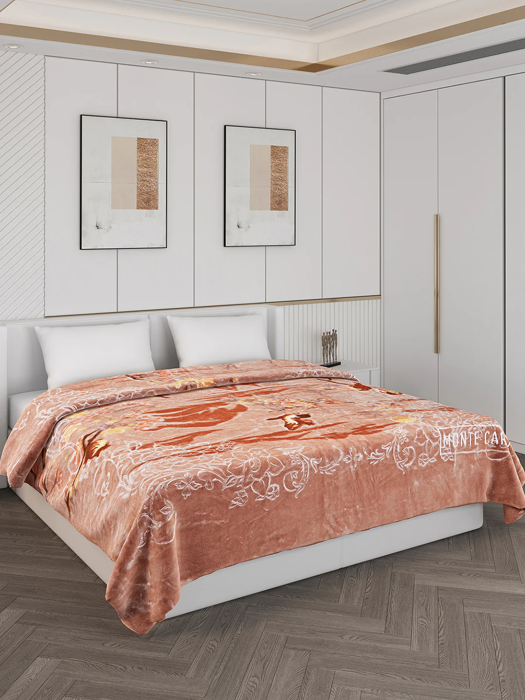 Printed Double Bed 890 GSM Blanket Emperor 2 Ply (Weight 4.7 kg) - Image 2