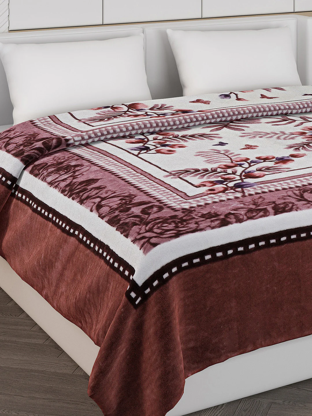 Printed Double Bed 900 GSM Blanket for Heavy Winter -1 Ply (Weight 4.9 kg) - Image 4