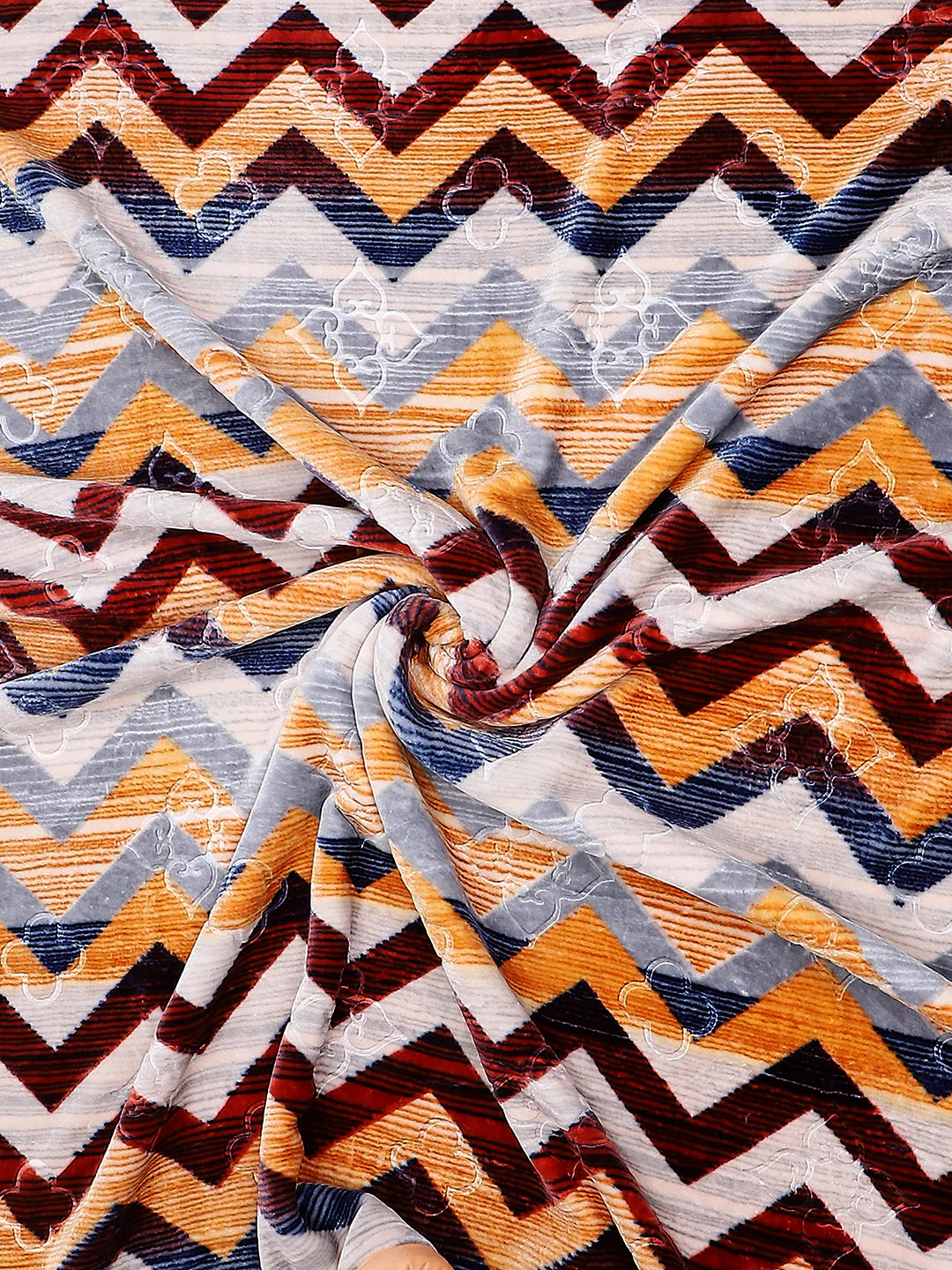 Printed Double Bed 909 GSM Blanket for Heavy Winter -2 Ply (Weight 4.8 kg) - Image 7