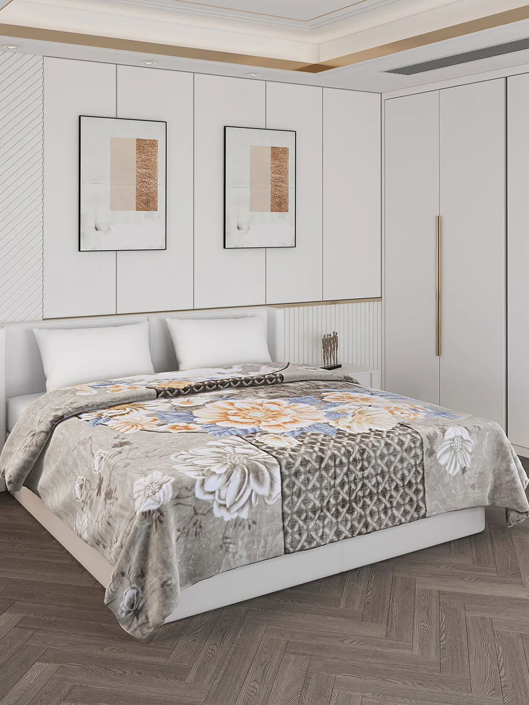 Printed Double Bed 928 GSM Blanket Embassy 1 Ply (Weight 4.9 kg) - Image 2