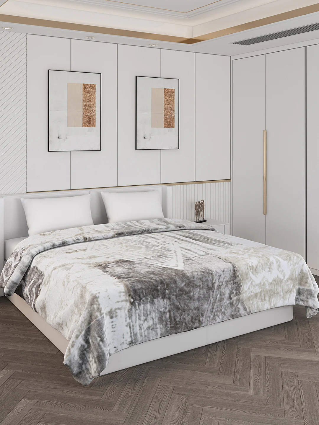 Printed Double Bed 928 GSM Blanket Embassy 1 Ply (Weight 4.9 kg) - Image 2